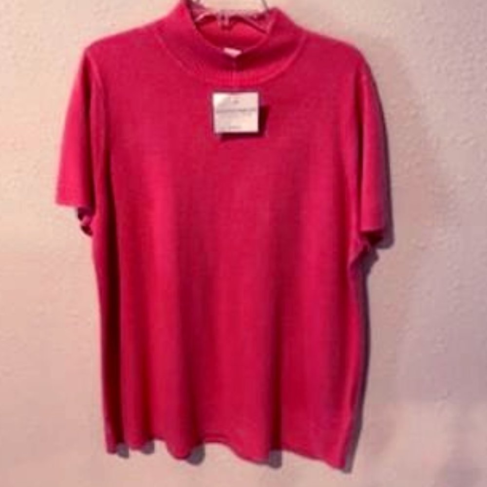 Sag Harbor Pink Sweater